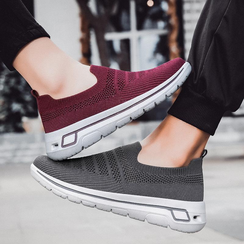 2025 Paar leichte rutschfeste atmungsaktive Slipper lässige vielseitige Outdoor-Walking-Sportschuhe Ein-Pedal-Faulschuhe