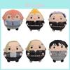 Pelúcia Tokyo Revengers Sano Manjiro Hanaegoshi Ryuguji Ken Mikey Draken E Baji Pelúcia Curta Ultra Macia Enchimento de Algodão PP)