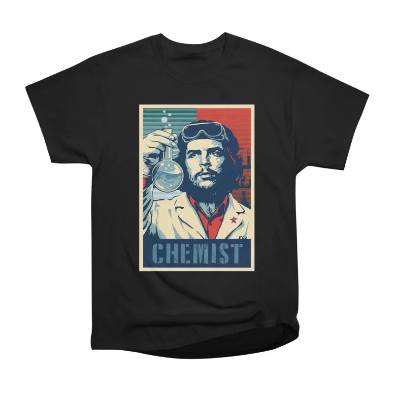 Men Casual Shirts Short Sleeves CHEMIST Tees Oversized T-shirts S
