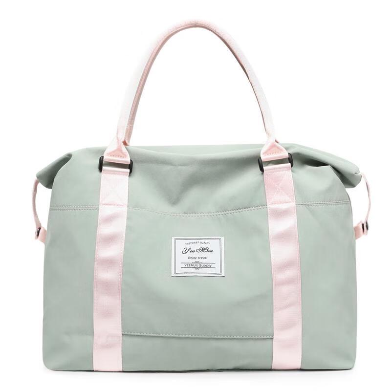 OIMG Women s Large Capacity Travel Bag with Trolley Sleeve