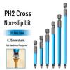Cross Anti-Slip Magnetic Drill and Screwdriver Bit Set