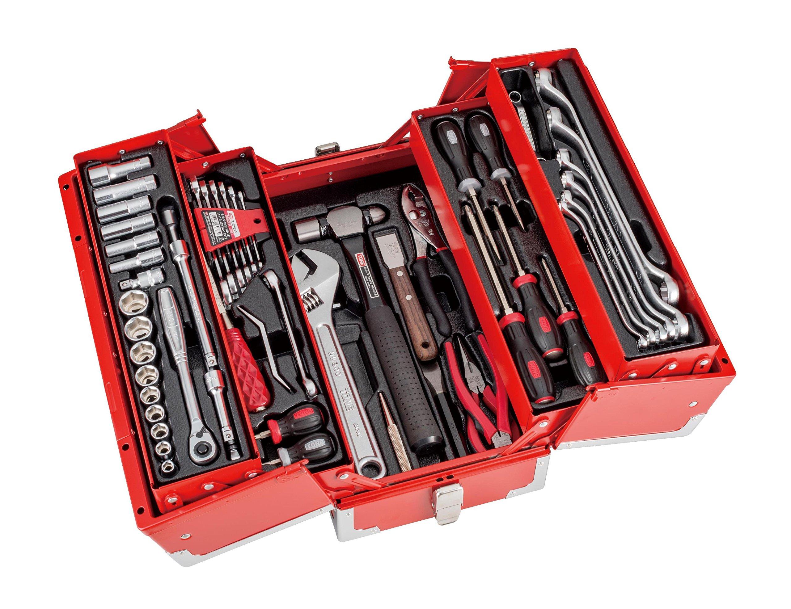 

TONE Tool Set TSA3331 Drive 9.5mm (38 ) Red Contents 61 points