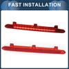 Additional Brake Lamp High Mount Stop Lamp Third Brake Light For Vw Touran 2003-2010 High Mounted Stop Light 1T0945097A Red