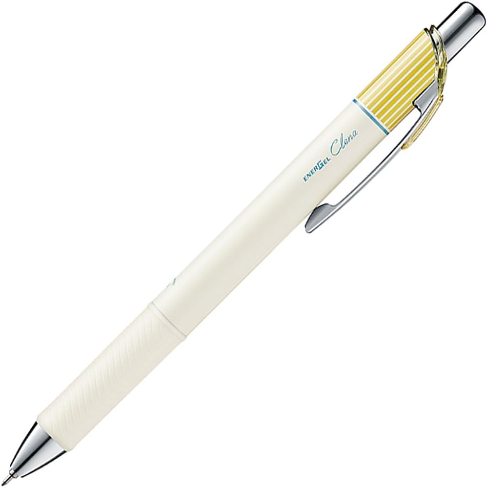 Pentel Ballpoint Pen Gel Ink Gel Crena 0.3 mm Mimosa Yellow Shaft BLN73LG-A Black 10