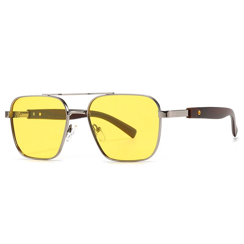 JYL TS Sunglasses Unisex UV Protection One-piece Big Frame Street 14104 A-14045 баклажановый