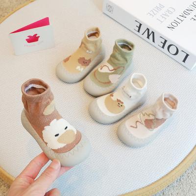 Buty do chodzenia dla niemowląt Miękka podeszwa Antypoślizgowe Oddychające Skarpety Do wewnątrz i na zewnątrz Chłopcy i Dziewczynki Niemowlęce Antyzapachowe Buty i Skarpety Podłogowe