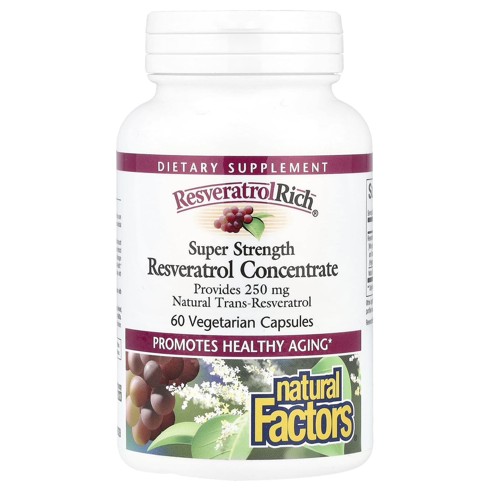 

Resveratrolrich, Super Strength, Resveratrol Concentrate, 60 Veggie Caps
