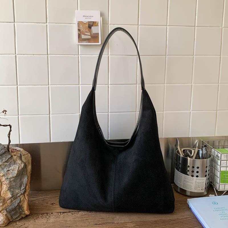 

Винтажный стиль большая вместимость сумка подмышку женская новая модная простая сумка через плечо сумка-тоут