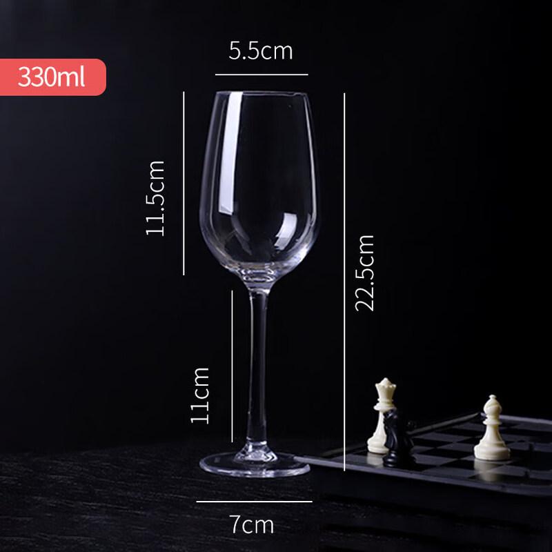 ZISIZ PC Shatterproof Transparent Champagne Glass