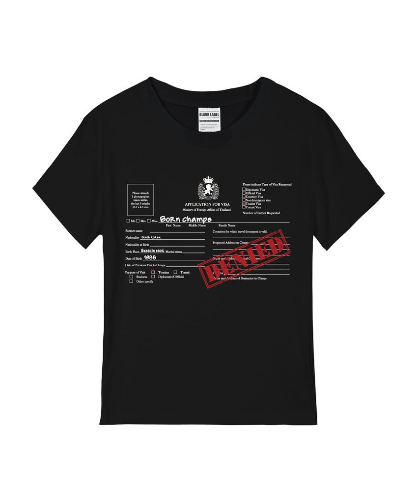 BORN CHAMPS [5 Colors] Denied Women'S Standard Short Sleeve T-Shirt