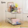 Undersink Kitchen Shelf Cabniet Storage Bins for Countertop Cabinet Kitchens 2Pcs