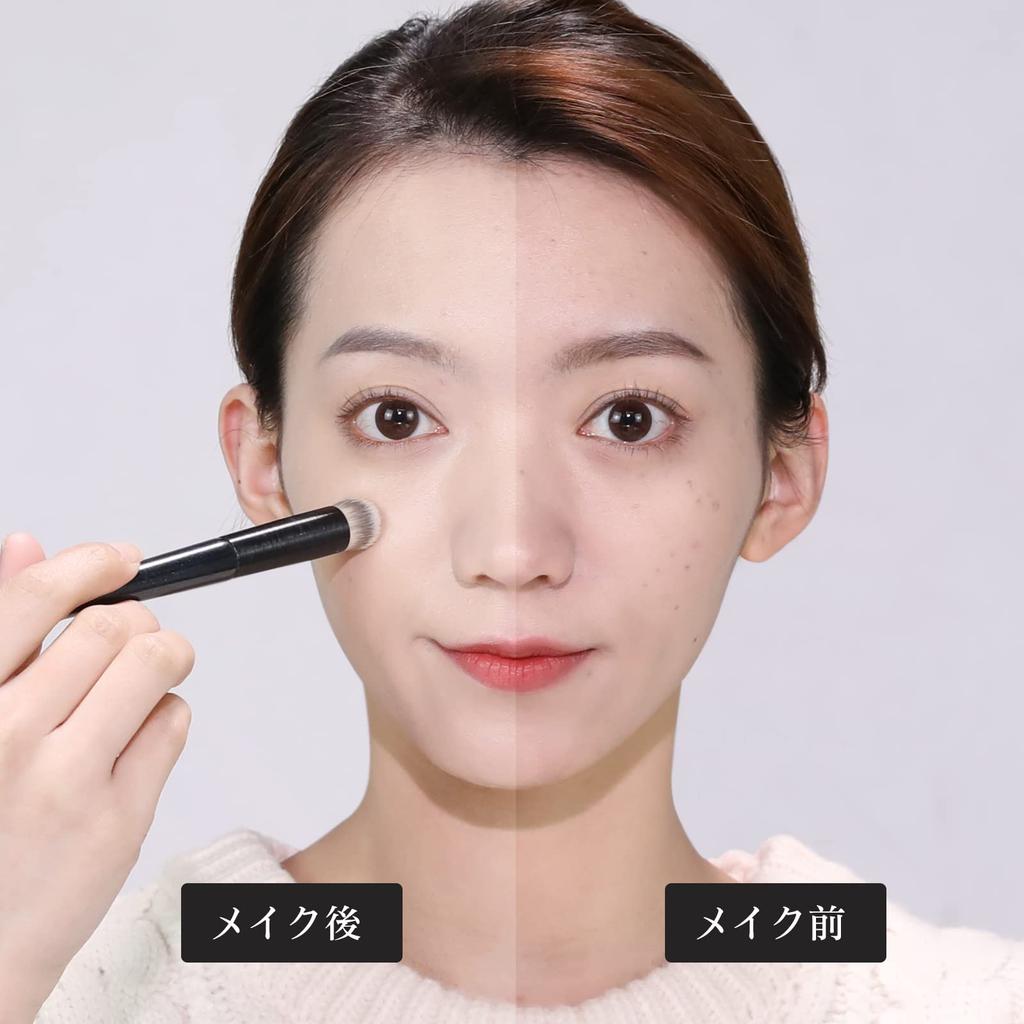 MSQ Concealer Brush Set Concealer Makeup Brush for Soft and Makeup Covers Blemishes and Acne Marks (2 Brushes) - Brush, Face, Portable, Tool, Brush,
