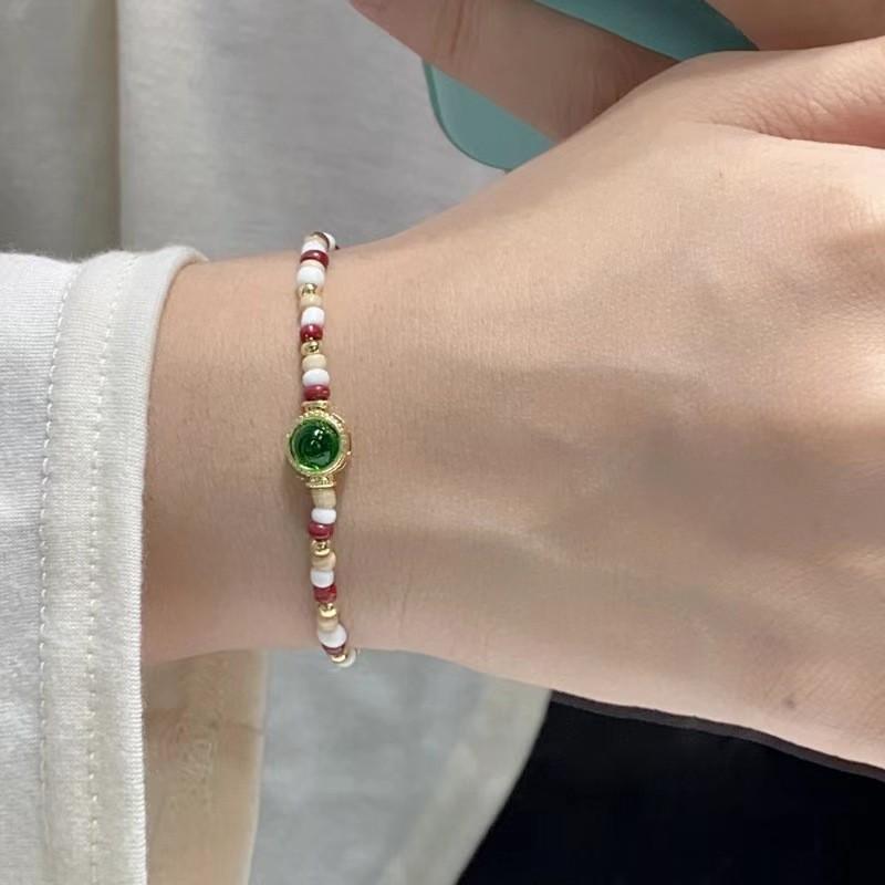 Contemporary Alloy Xiaomi Bead Color Block Bracelet For Womens Chic Summer Style