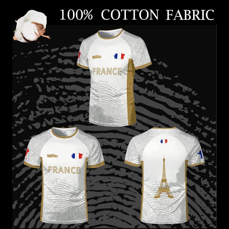 Portugal Herren Streetwear Fußball 3D Gedruckt Schnelltrocknend Atmungsaktiv Partner-T-Shirts für Familienlook Herren/Damen Kurzarm T-Shirt