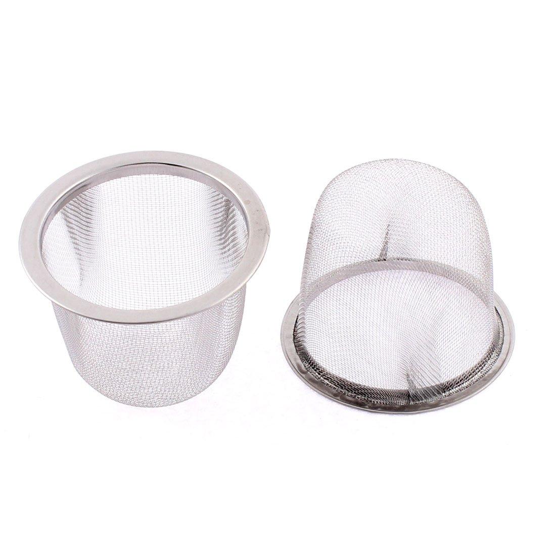 

uxcell 60мм Сетчатый Чайный Фильтр для Пончиков, Рассыпчатых Специй и Инфузоров, Упаковка из 2 штук