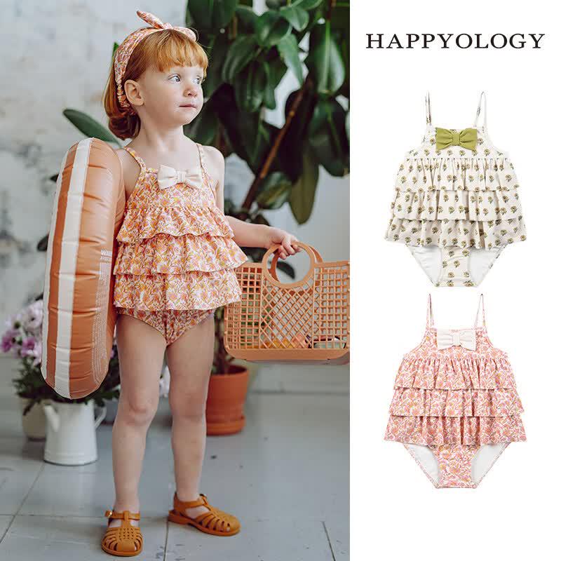 Happyology Girls  Bow One-Piece Swimsuit 3Y