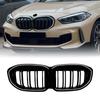 Für BMW 1er F40 118i 120i M135i 2019-24 M Sport Frontgrill Rennsportgrill Oberer Stoßfänger Hauben-Netzgitter Mit LED-Lichtleiste