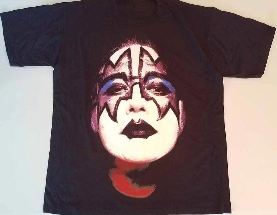 Ace Frehley Full Big Face Shirt Classic Black Unisex S-5XL men Unisex T-Shirt M