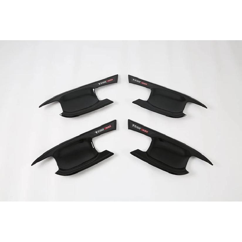 For Great Wall TANK 300 2024 -2024 ABS Chrome Door Handle Bowl Cover Cup Cavity Trim Ert Catch Molding Garnish