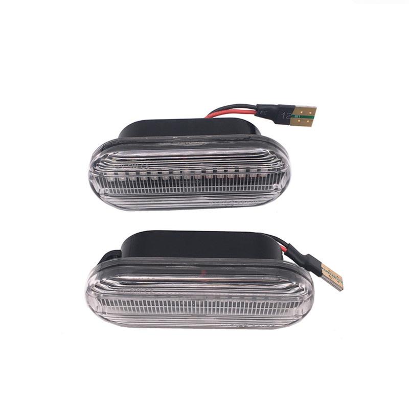 2pieces Dynamic Led Turn Signals Side Marker Light Lamp for VW Volkswagen Bora Golf 3/4 Passat 3B Polo 6N Sharan Vento T5 SEAT