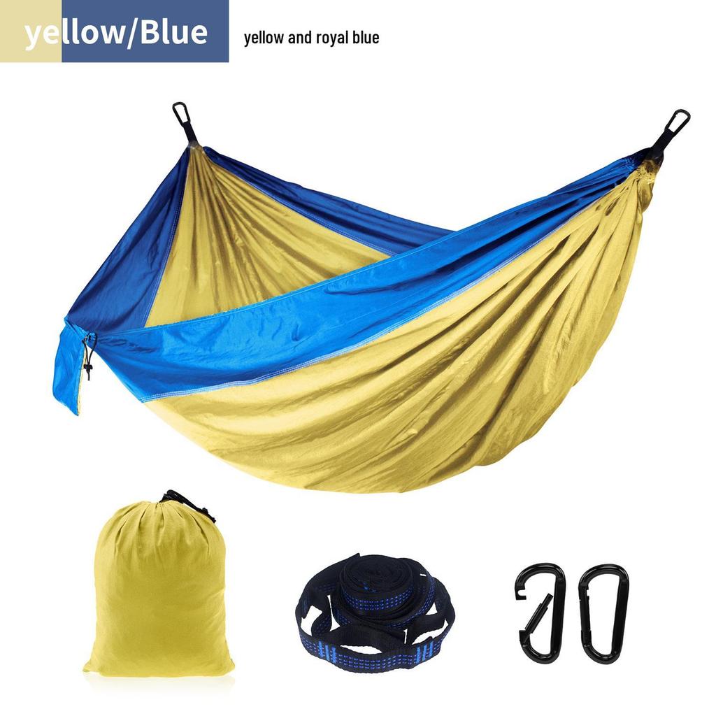 Adjustable Straps Nylon Hammock - High-End Single/Double Outdoor Use