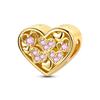 New 925 Silver Creative Golden Charms Insect Pendant Leopard Gem Keychain Stainless Luxury DIY Bracelet Necklace Retro