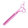 8.0 Inch Nimpson, 5 Packs Of Lacquered Pink, Pet Grooming Scissors, Straight Scissors, Set, Free Row Comb.