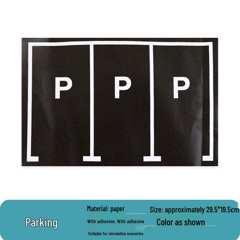 Cardboard Traffic Track Educational Toy for Kindergarten Art & Play Area