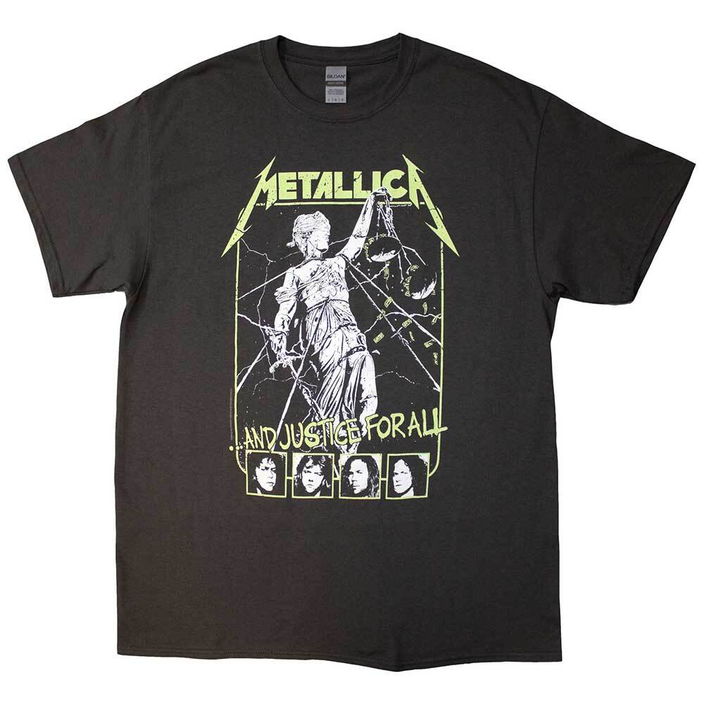 Meta And Llica Unisex TShirt Justice Faces (Medium) S