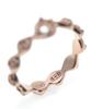 Vivus Crown Rose Rose Gold Silver Ring