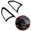 Carbon Fiber 2X Front Side Air Outlet Vent Cover Trim For Mazda CX-30 2020-2023