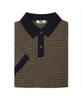 Dagseusyeocheu Paper Blend 3-Color Collared Knit Navy_Dls1Swts112N1