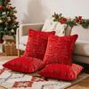 Yousheng 1/2Pcs Christmas Pillowcase 3D Tree Pattern Sofa Bedding Cushion Cover Living Room Bedroom Home Decor