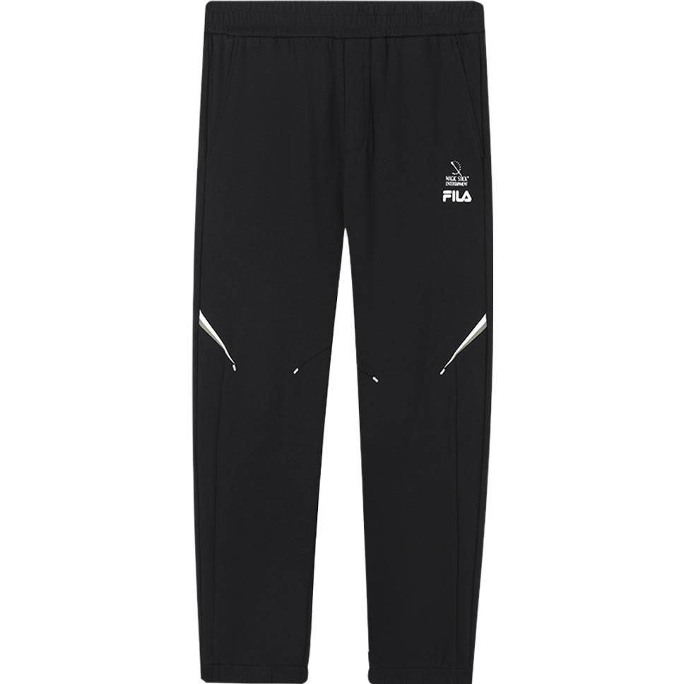 FILA Simple Casual Loose Knit Sports Pants Men Pants Deep-Black F11M339603F-BK