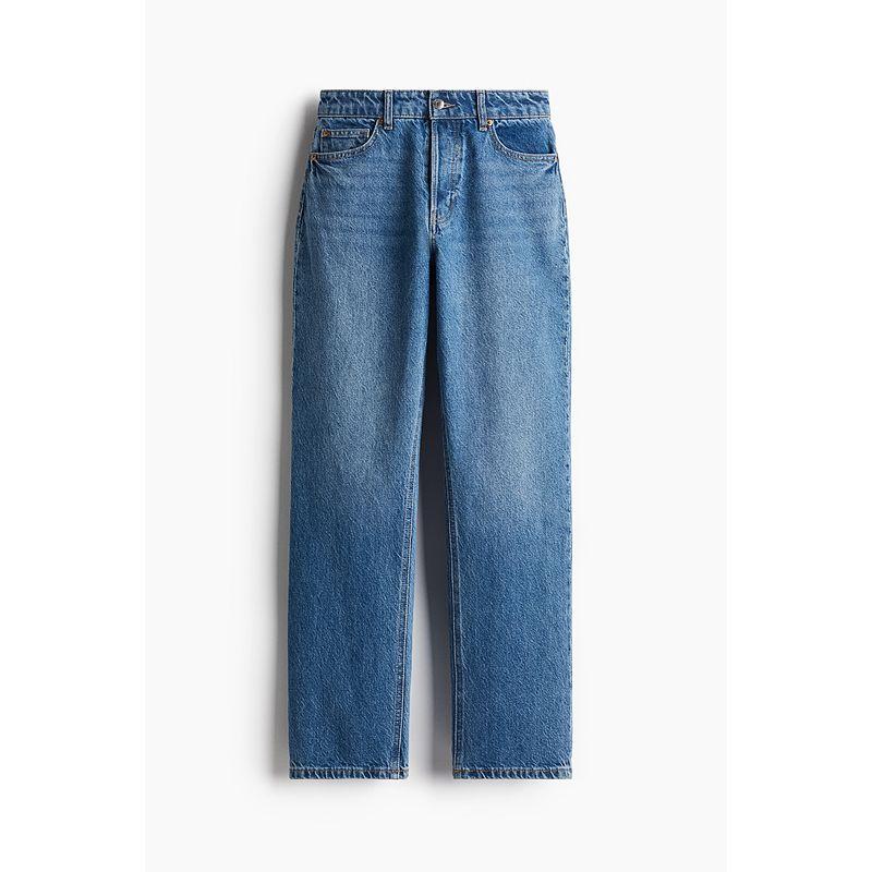 

HM Женские джинсы Летние прямые джинсы 1236905 Denim Blue 007 160/72(38)