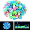 Leuchtsteine Leuchten im Dunkeln Kieselsteine Steine Fluoreszierende Steine für Aquarium Aquarien Wasserlandschaft Heimdeko 1cm