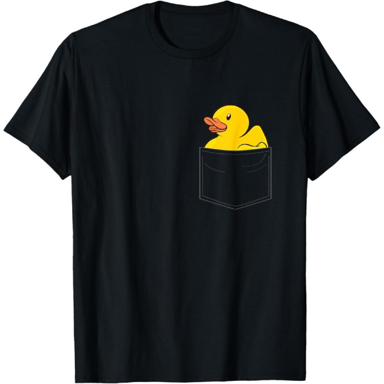 Rubber Duck in Pocket Rubber Duckie T-Shirt S