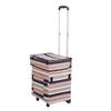 Portable Folding Trolley Bag: Telescopic Shopping, Storage & Luggage Cart