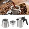 304 Stainless Steel Moka Pot Hand Brewed Coffee Pot High Pressure Cold Extraction Single Valve Coffee Equipment for Home Cafe