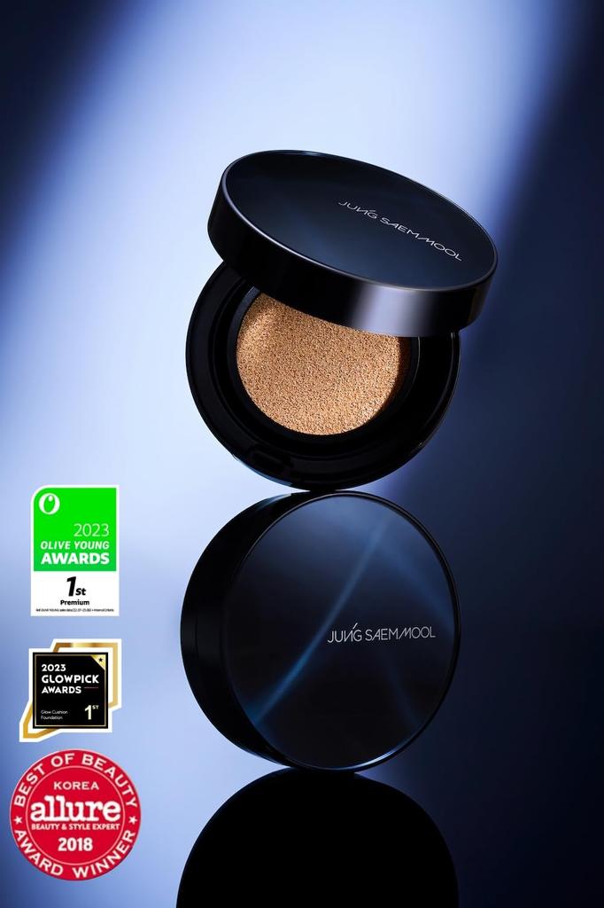 SAEM MOOL Limited Color Essential Skin Nuder Cushion Navy Edition Make-up Base Base [JUNG Official] (Körper + Nachfüllung) [JUNGSAEMMOOL] (Foundation, Base,