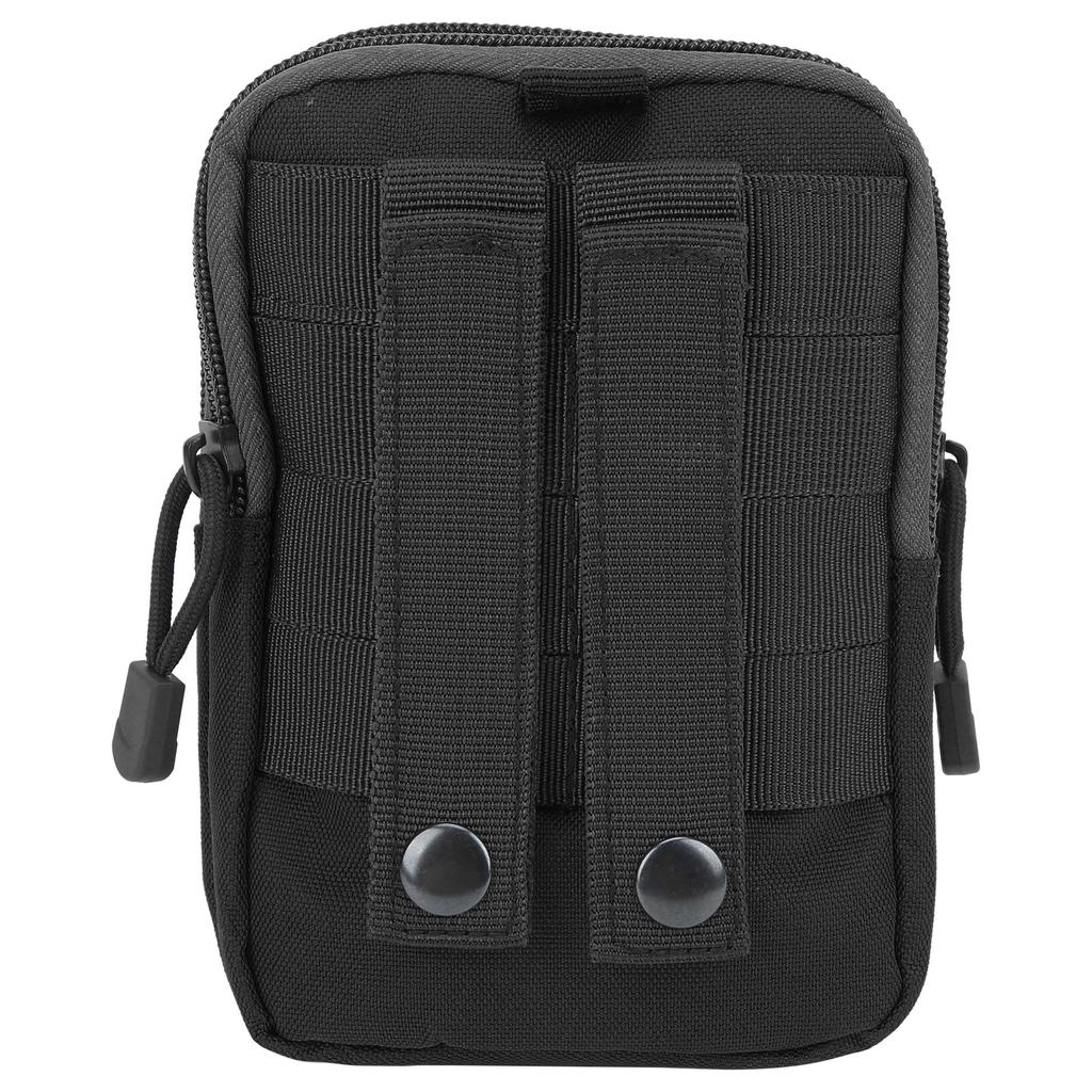 Molle Pouch EDC Belt Waist Bag Outdoor Multipurpose Military Waist Pack with Cell Phone HolderBlack