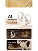 2025 AI Translation Wireless Bluetooth Earbuds with Ear-Hook, Noise Reduction, Long Battery Life, Comfortable for Extended Wear