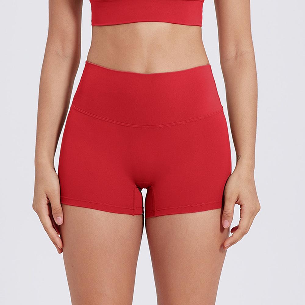 Shorts de Yoga Taille Haute Contrôle du Ventre pour Femmes - Push-up Pêche, Tissu Brossé, Longueur Trois-Quarts pour la Course à Pied et le Fitness