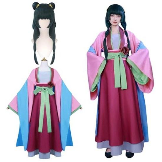 Shinpei Ryohin Apothecary Diaries cosplay wig Mao Jinshi outfit full set costume adults cultural festival