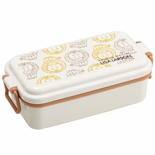 

Skater Enamel-Style Bento Box, Single Tier, Lisa Larson Lion Design, 520ml, PEN5