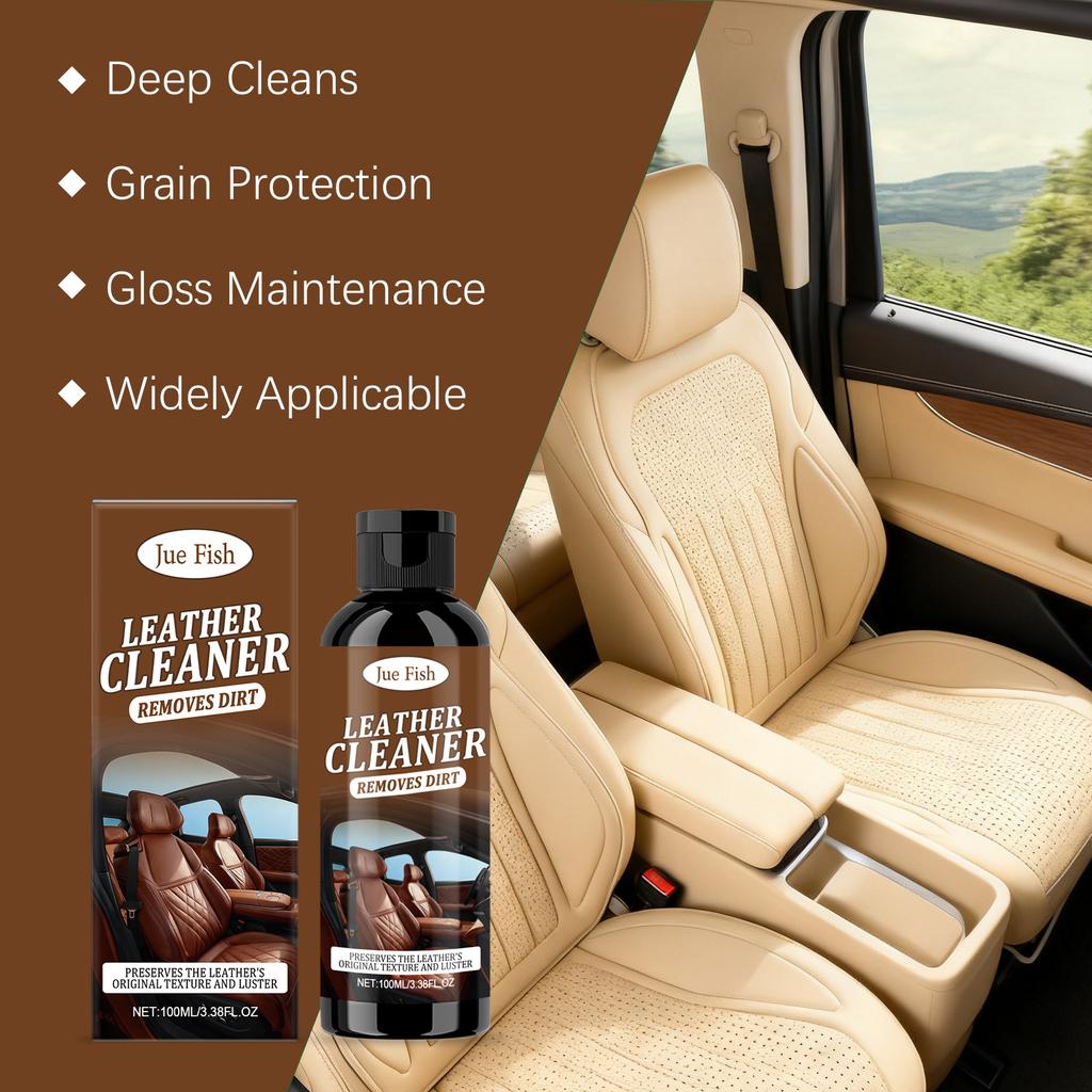 Professional Leather Cleaner And Conditioner 100Ml Prevents Cracking Wear Car Interior Care Restores Grain Protector Autocare
