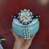Flower Korean Headband Tassel Stage Dance Hair Hoop Classical Hanbok Hairband  Girls