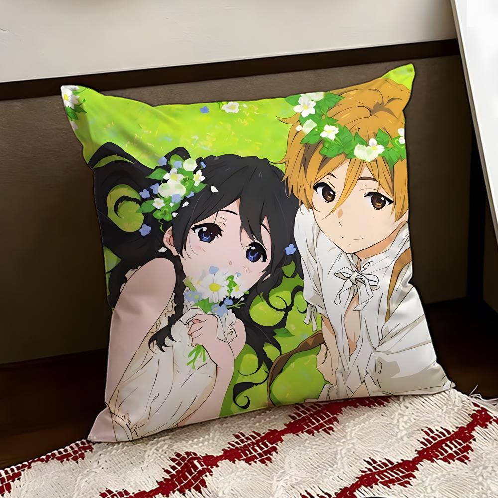 Anime TTamako MMarket Cushion Cover Reversible Soft Durable Pillow Cover Home  Car MultiScene Use for Daily Comfort