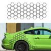 Autoaufkleber Universell Wabenmuster Grafikfolie Auto Karosserie Dekor Aufkleber Auto Außenaufkleber Auto Vinyl Wabe Offenes Design Band