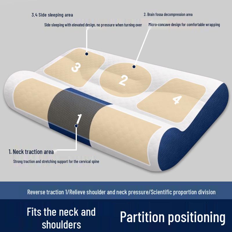 Soybean Neck Support Pillow: Durable Sleep Aid for Adults & Students, Ideal for Dorms, Home, and Baby
